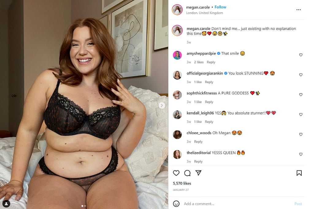 M&Amp;S Flooded With Praise For Using Normal Woman To Model Underwear