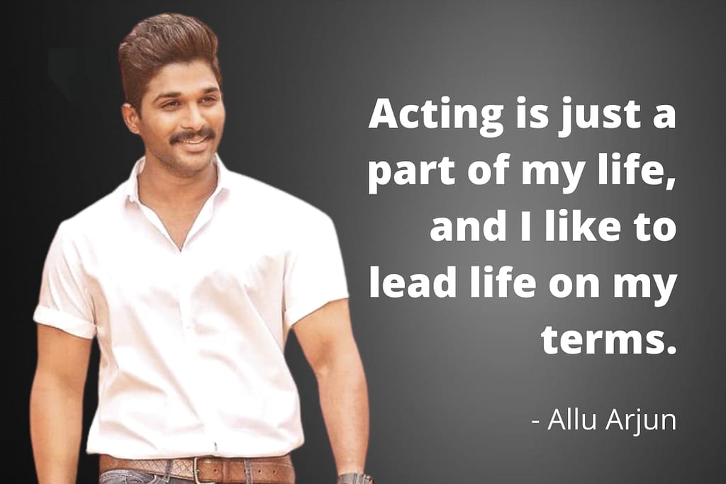 10 Quotes By Allu Arjun That Can Change Your Life Image